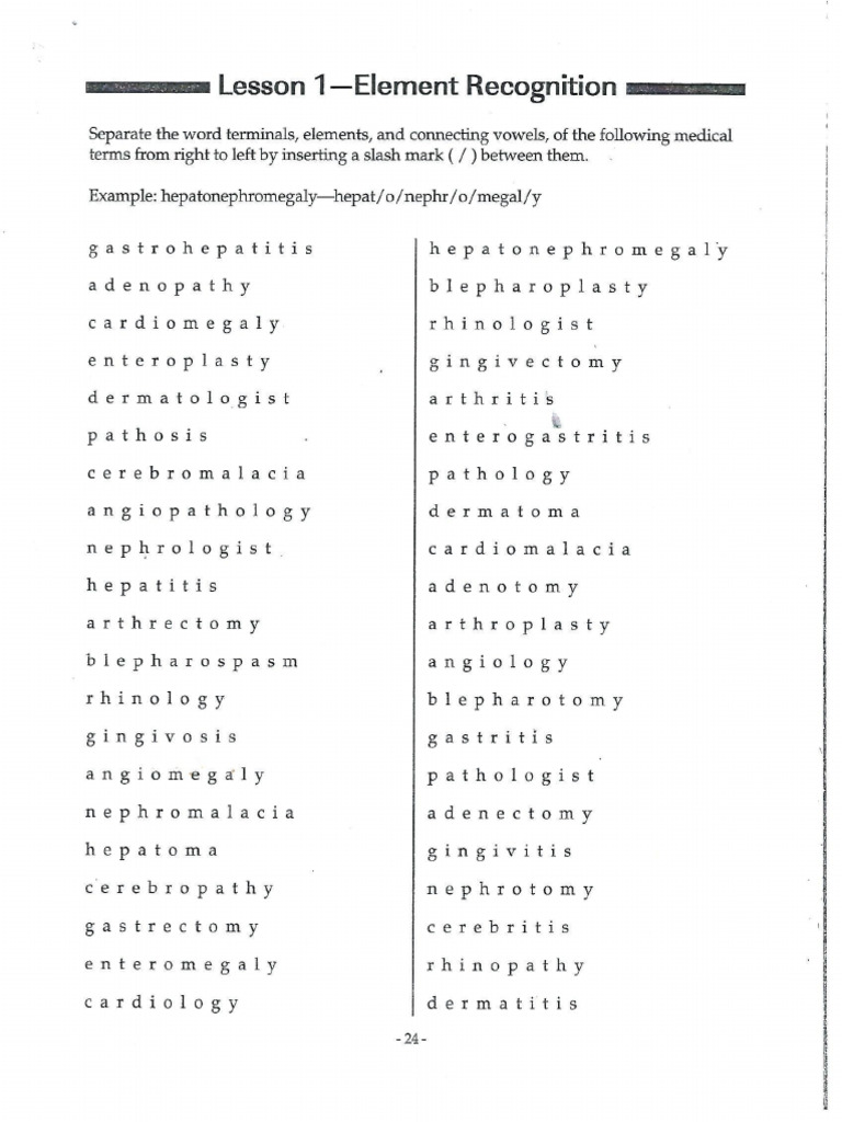 Homework Element Recog. | PDF