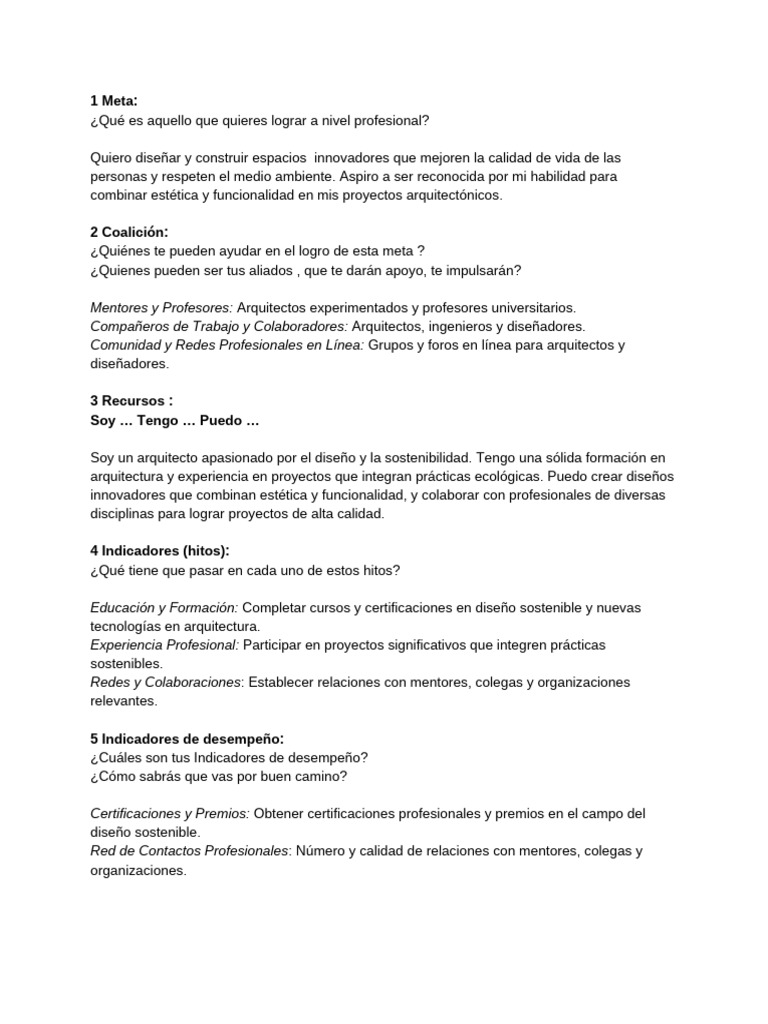 Actividad 17 | PDF | Crecimiento personal y profesional | Negocios