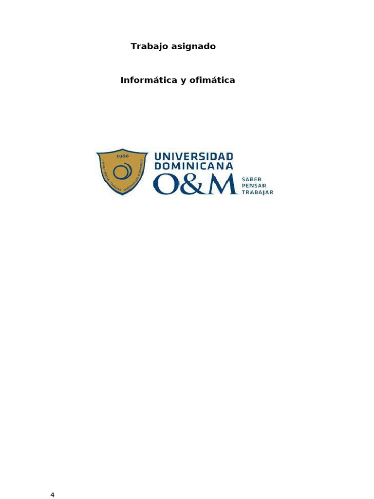 Trabajo Asignado | PDF | Informática | Microsoft