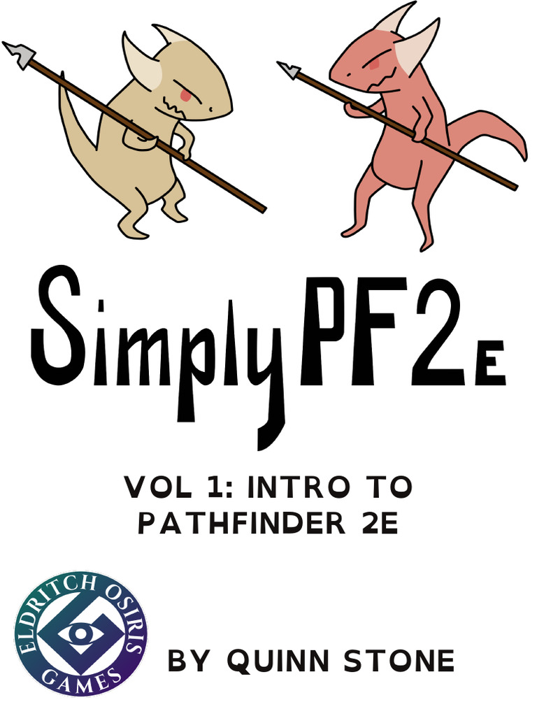 Intro to Pathfinder 2E: Simply PF2e Vol 1 | PDF | Copyright | License