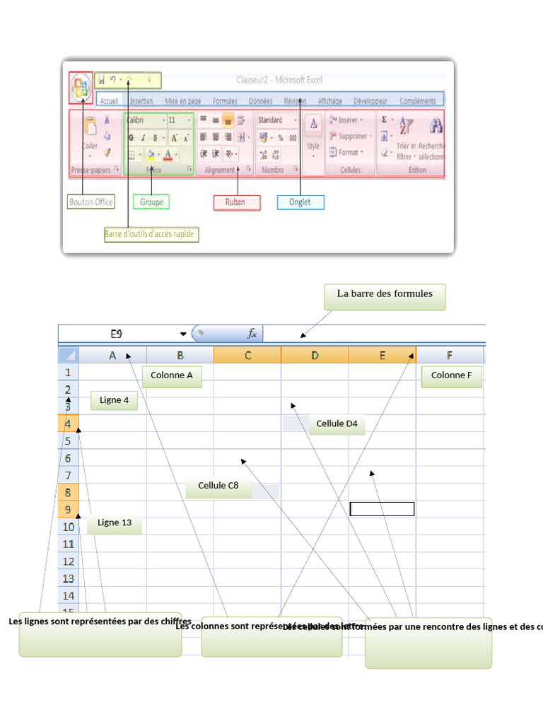 Comprendre les cellules Excel | PDF