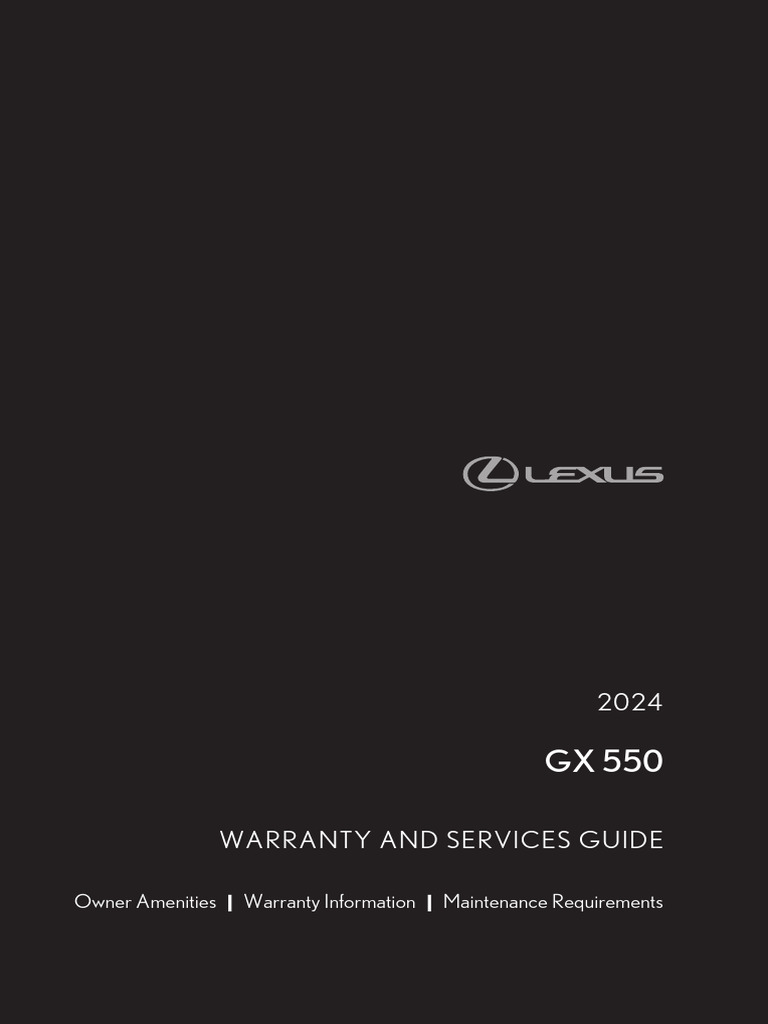 2024_GX550_Warranty_Service_Manual PDF Lexus Axle
