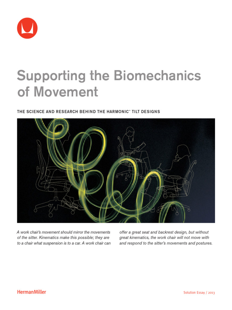 Se Supporting The Biomechanics of Movement | PDF | Chair | Human ...