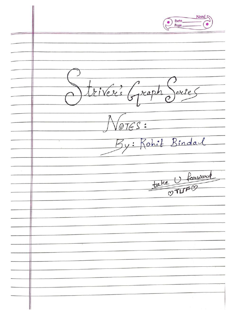 Striver Graph Notes - Compress | PDF