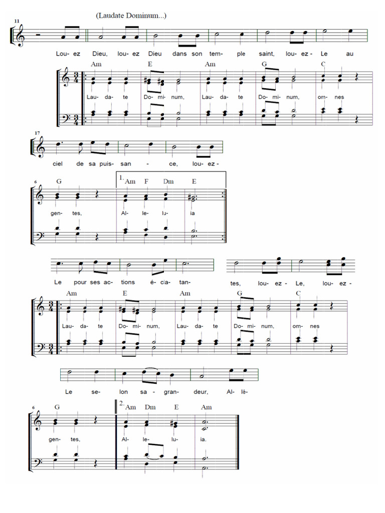 Laudate Dominum | PDF