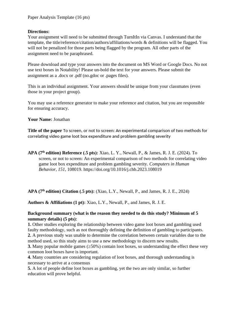 Group 3 Paper Pdf Methodology Regression Analysis