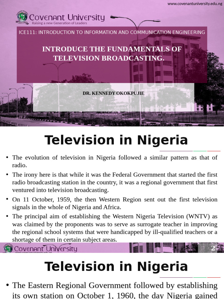 ICE111 - 3 - Part 2 | PDF | Digital Television | Television