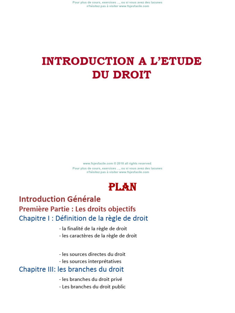 Introduction au Droit et ses Concepts | PDF | Crimes | Crime et violence