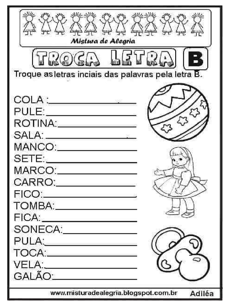 Troca Letra e Forme Outra | PDF