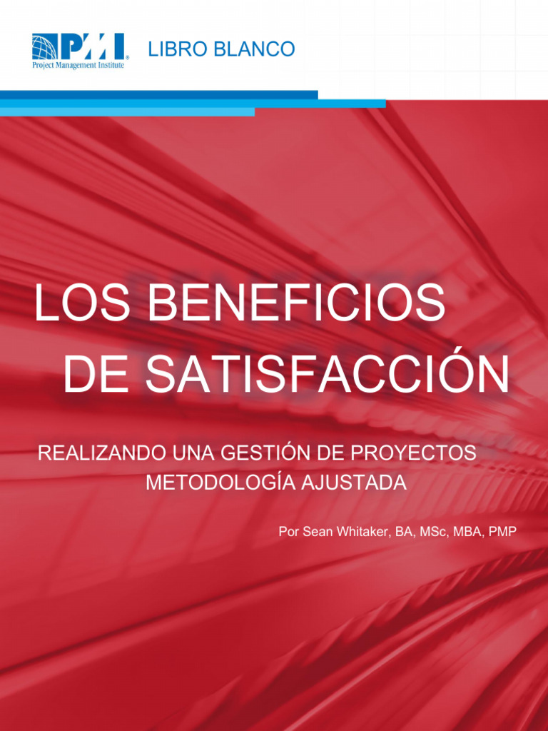 Benefits of tailoring pm methodology pdf gesti n de proyectos