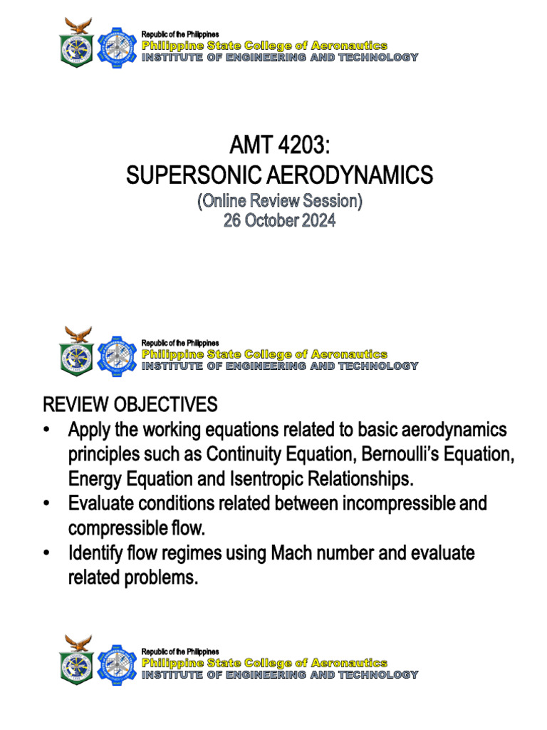 AMT-Review | PDF | Mach Number | Fluid Dynamics