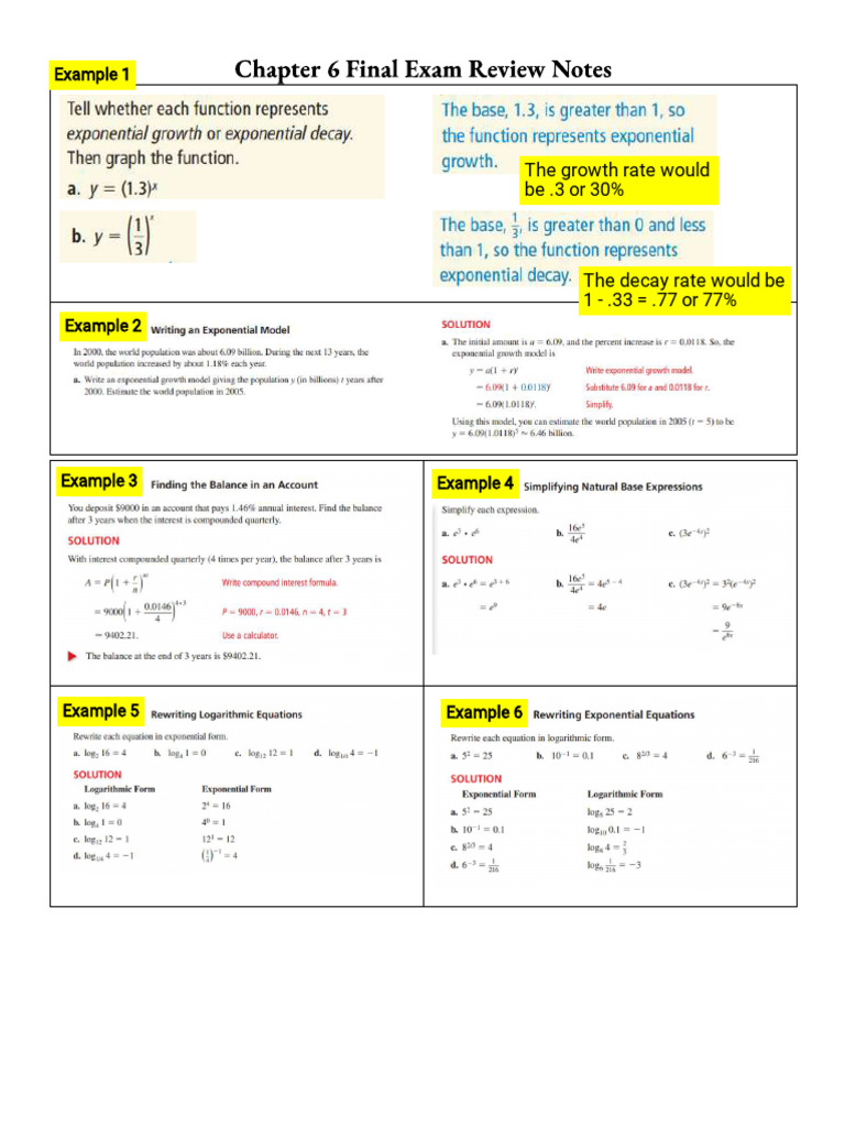 Kami Export - Chapter 6 Notes and Examples | PDF | Science & Mathematics