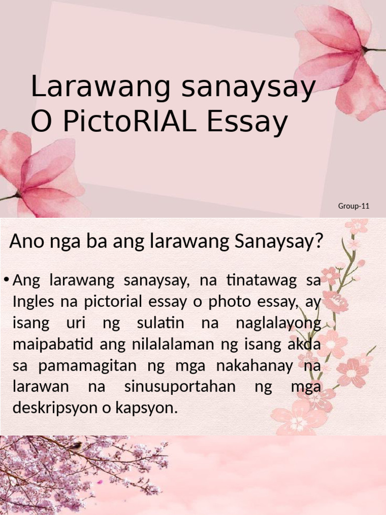Pictorial Essay G 11 | PDF