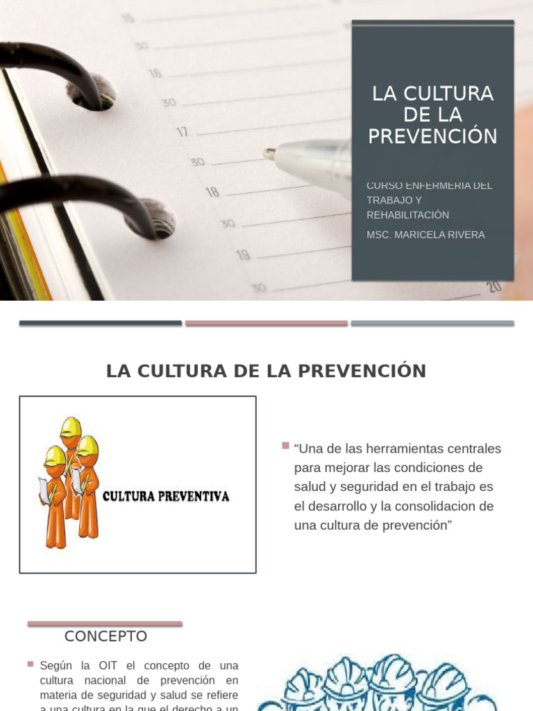 Cultura de Prevención en el Trabajo | PDF | Valores