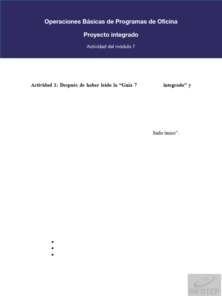 Actividad - Modulo 7 Equipo A | PDF | Planificación