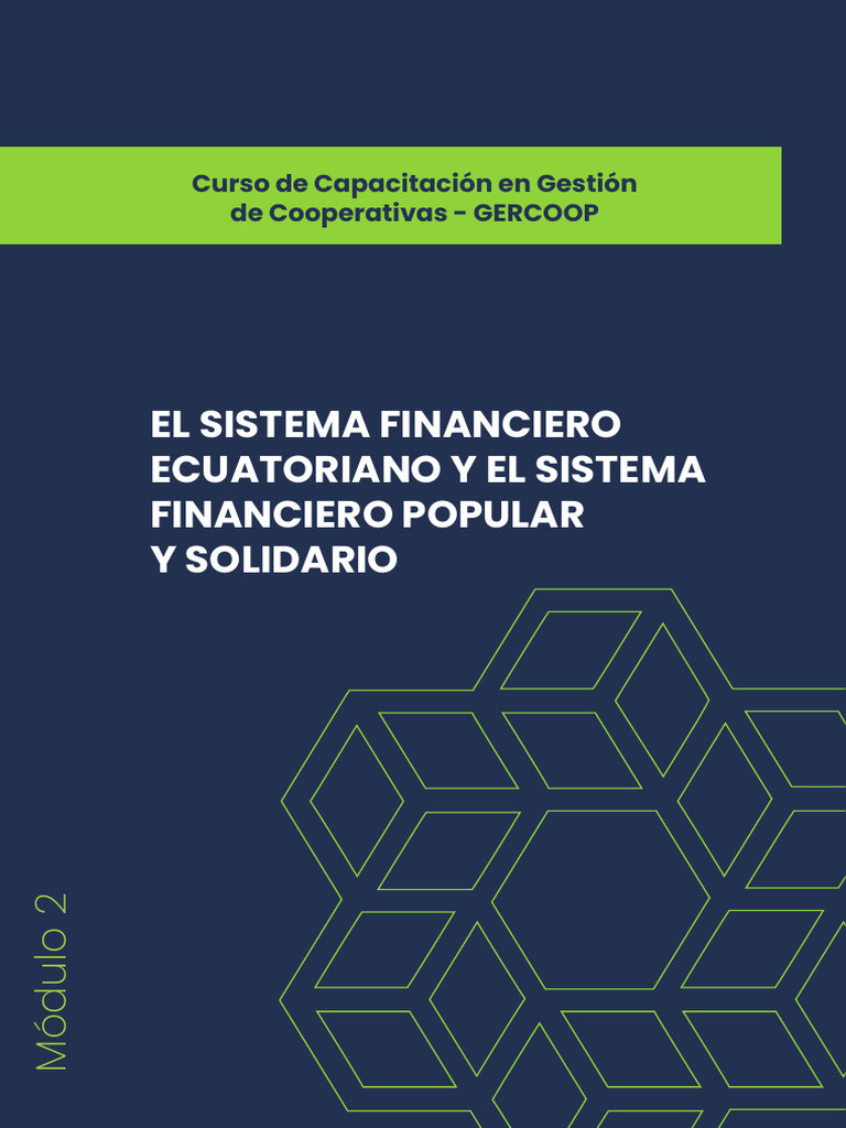 El Sistema Financiero Ecuatoriano y El Sistema Financiero Popular y ...