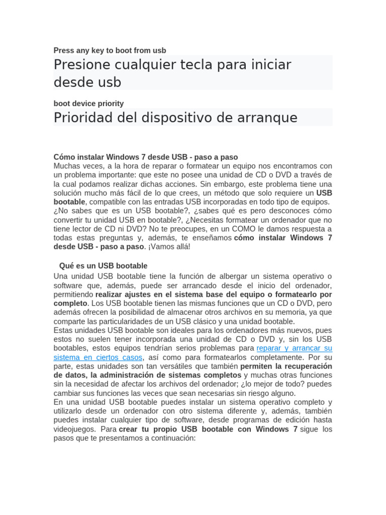 instalar windows 7 desde windows 10