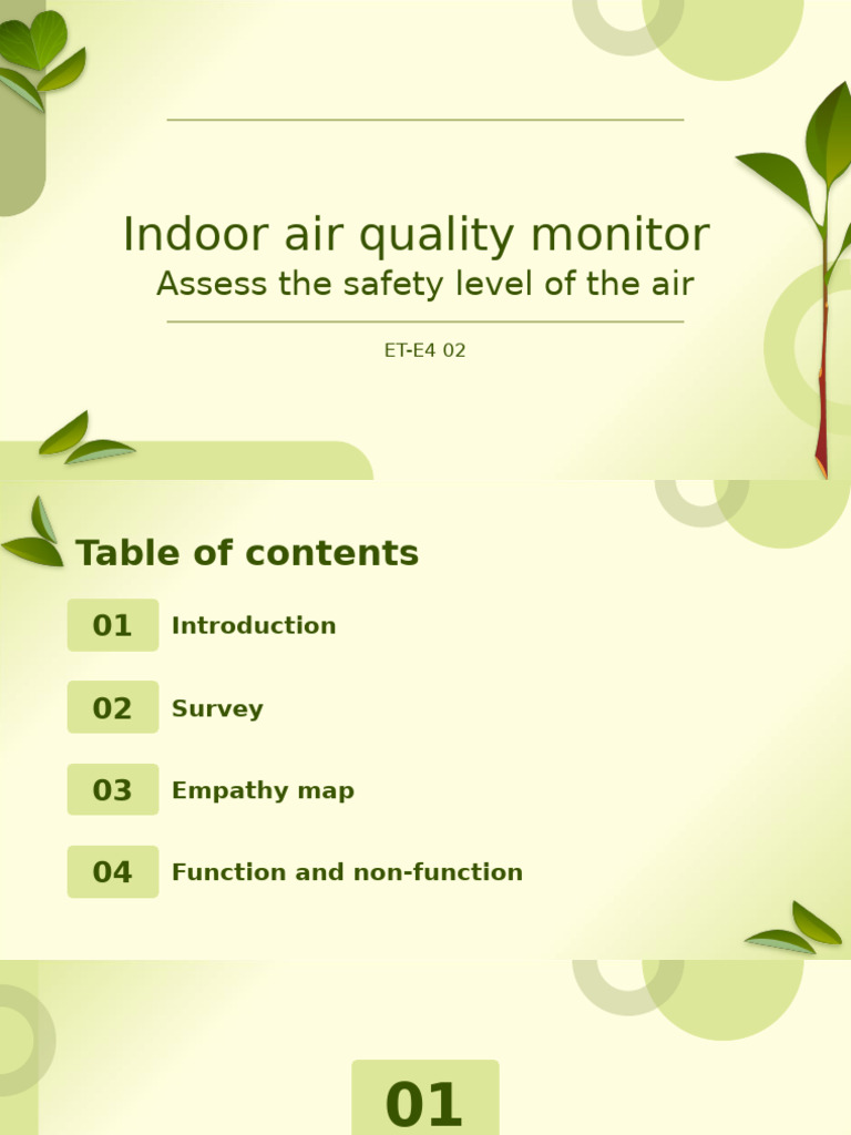 Indoor Air Quality Monitor Guide | PDF | Business
