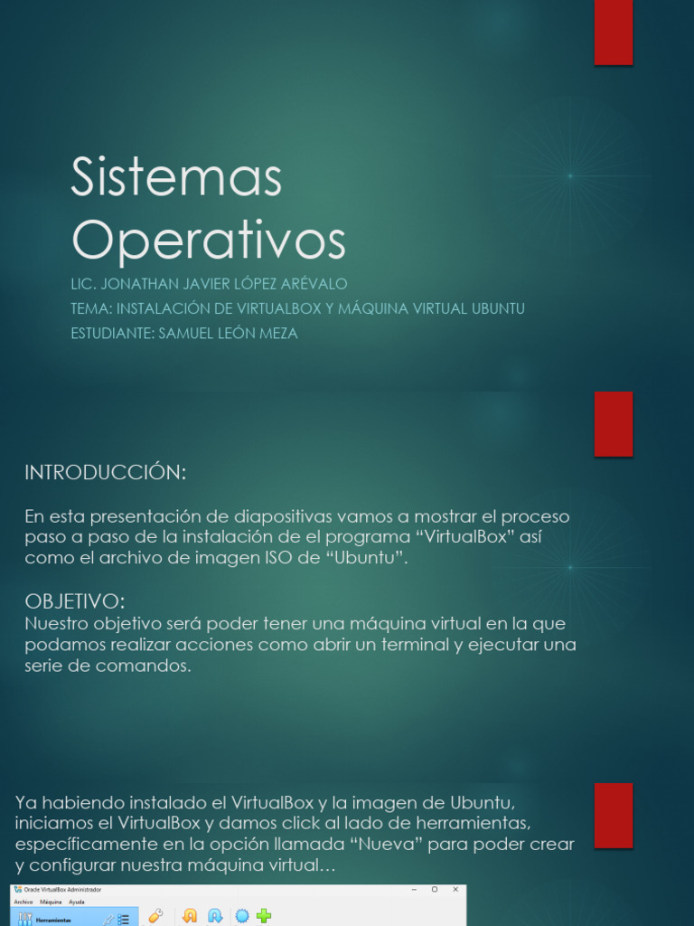 Instalación de VirtualBox y Ubuntu | PDF | Software | Informática