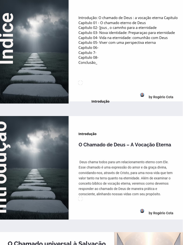 O Chamado de Deus A Vocacao Eterna PDF | PDF | Deus | Santo