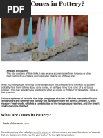 Cone Firing Temperatures and Equivalents | PDF | Pottery | Clay