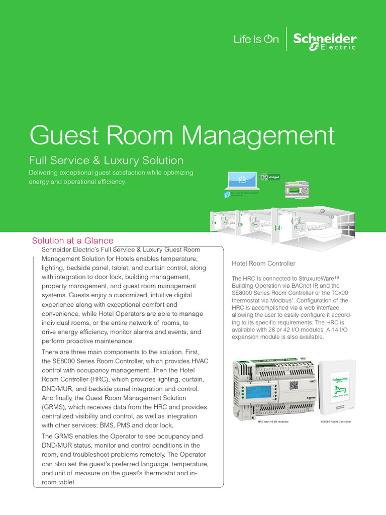 Luxury Guest Room Management Solutions | PDF | Switch | Computing
