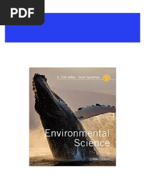(Original PDF) Environmental Science 16th Edition by G. Tyler Miller All Chapter Instant Download
