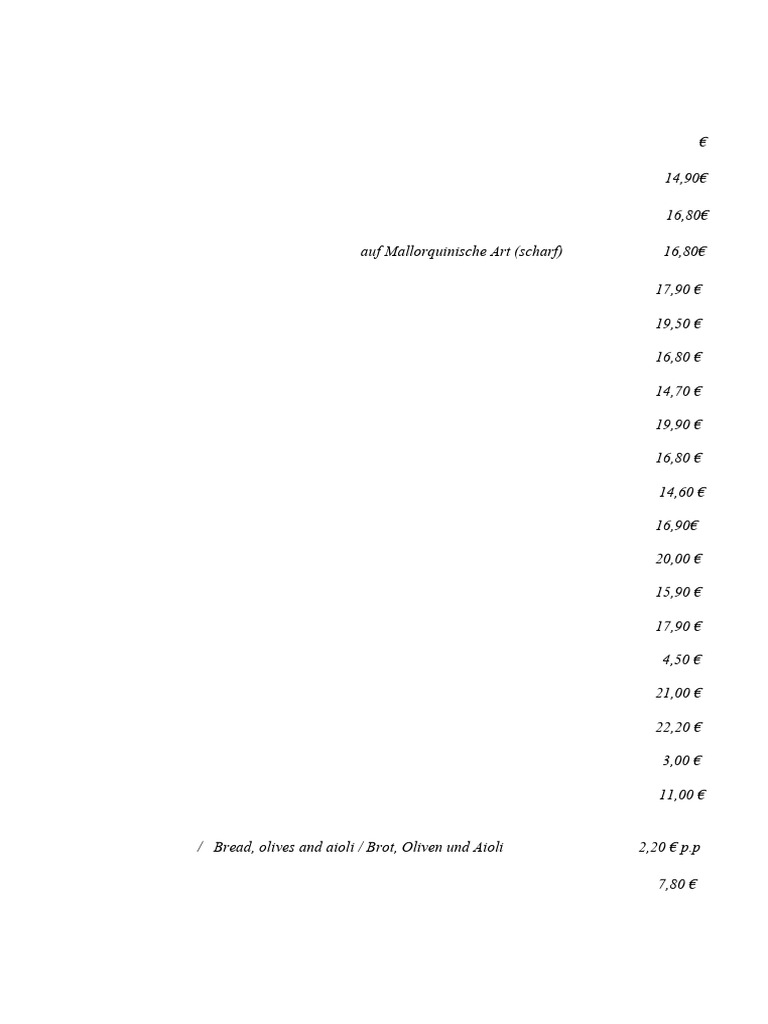 Menu Hyh | PDF | Alimentos
