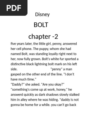 Disney BOLT Ch-2