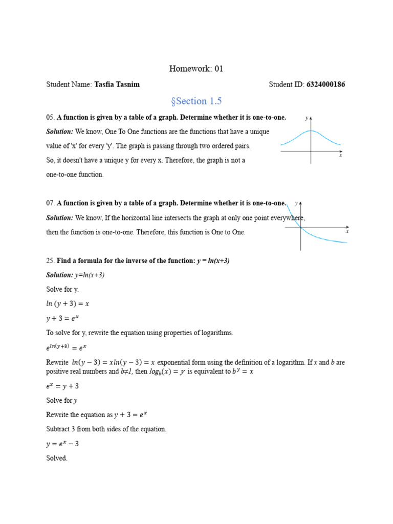 HW1 6324000186 | PDF | Function (Mathematics) | Combinatorics