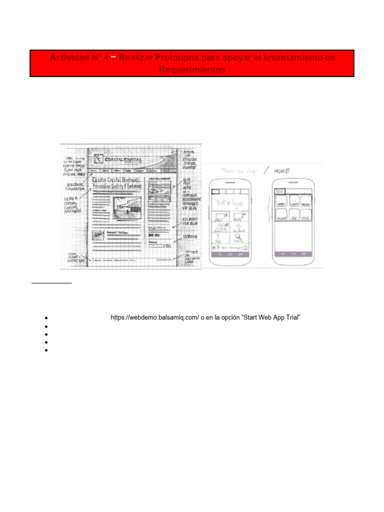 Prototipos Para Levantamiento De Requerimientos Pdf