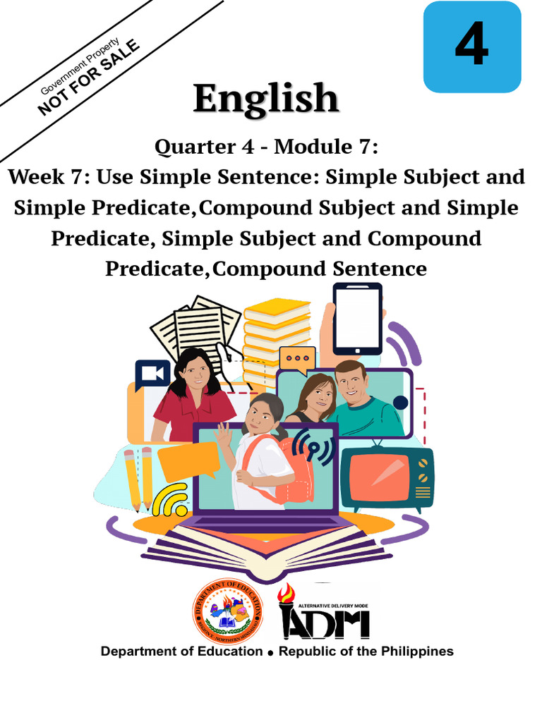 English4 q4 Mod7 Simplesentence and Compound Sentence v4 | PDF ...