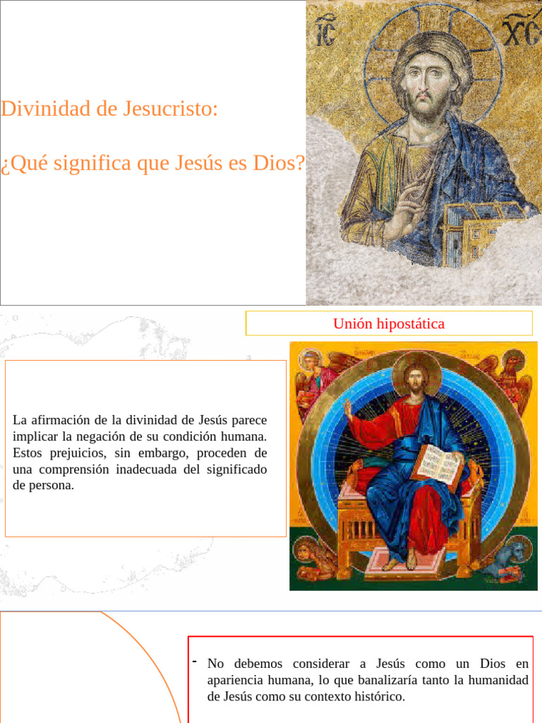 Divinidad de Jesúcristo. | PDF | Jesús | Dios