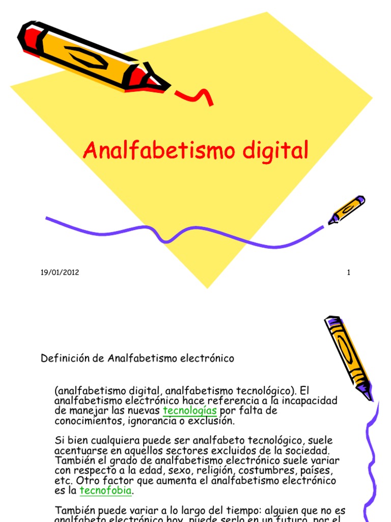 Analfabetismo Digital