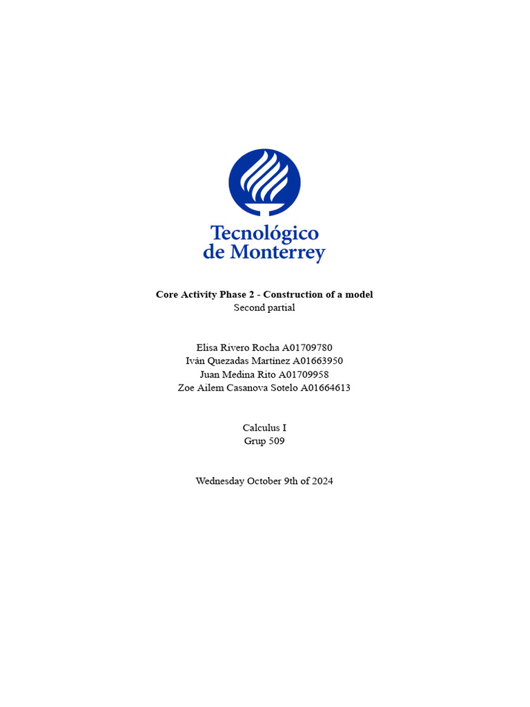 Core Activity 2 Calculus | PDF | Area | Metrology