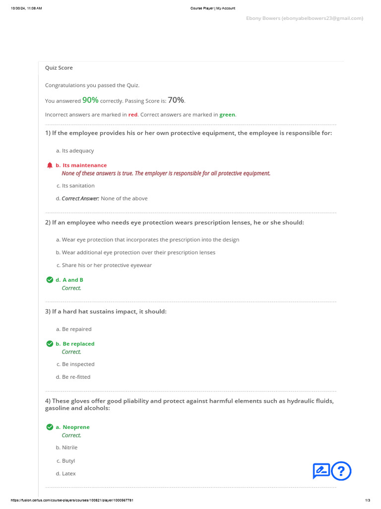 Ppe Test | PDF | Personal Protective Equipment | Safety