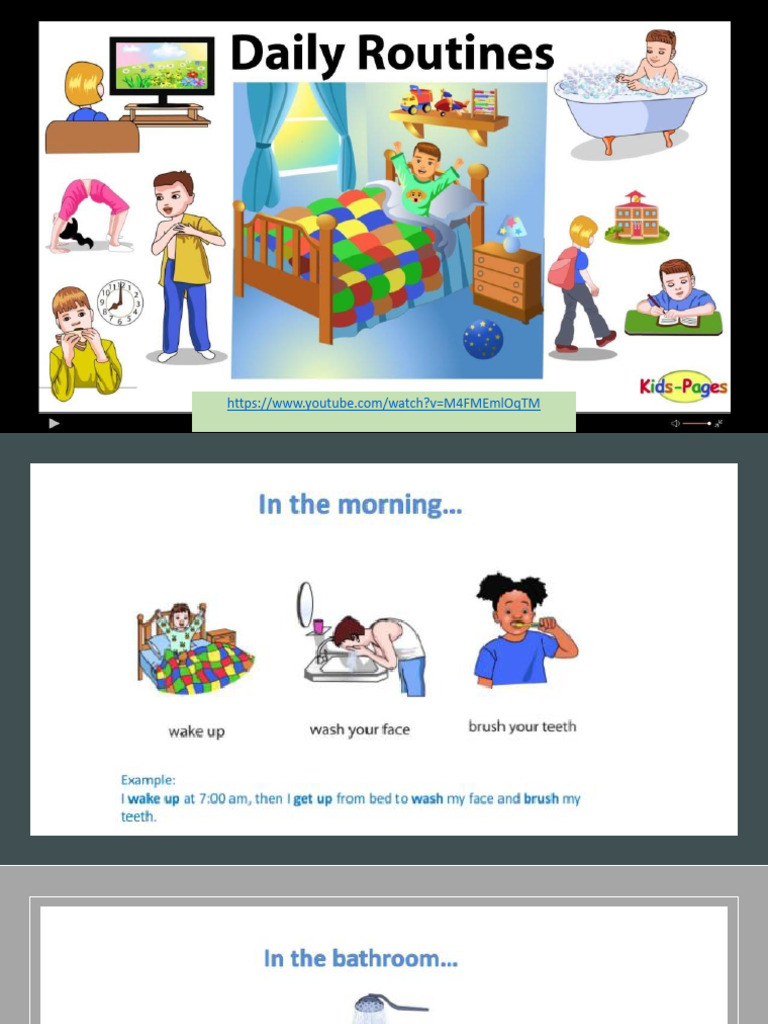 Daily Routines - Frecuency Adverbs - Prepositions of Time-Place | PDF