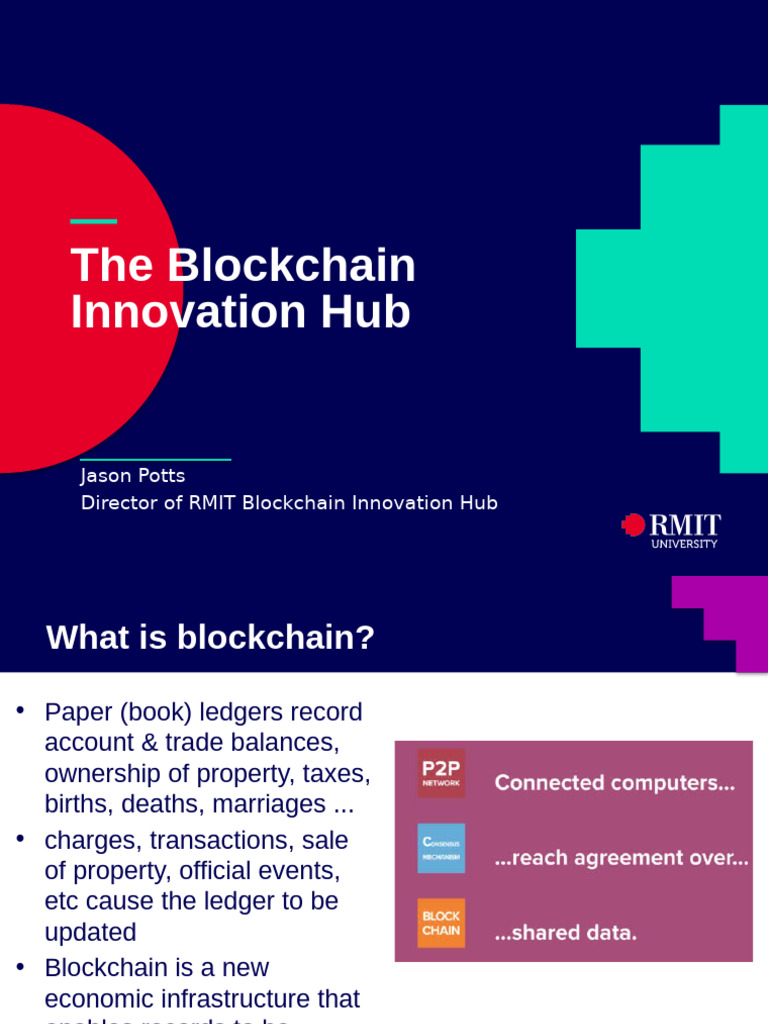 RMIT Blockchain Innovation Hub Overview | PDF | Cryptocurrency ...