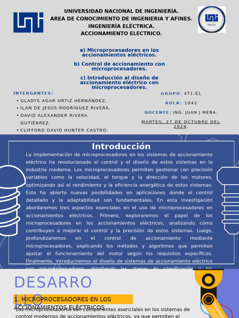 EXPO#3 | PDF | Microprocesador | Motores