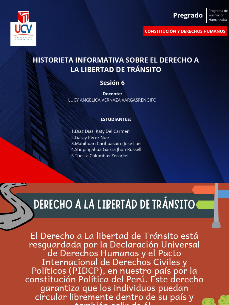 Historieta sobre la Libertad de Tránsito | PDF | Libertad | Derechos ...