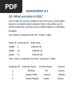 SQL Joins Cheat Sheet | PDF | Sql | Databases