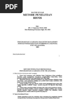 Download Metode Penelitian Bisnis by Isaura Tiomahita Putricahyani Sinaga SN78812816 doc pdf