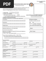 DSWD 4Ps Beneficiary Data Update Request Form Page 1 | PDF