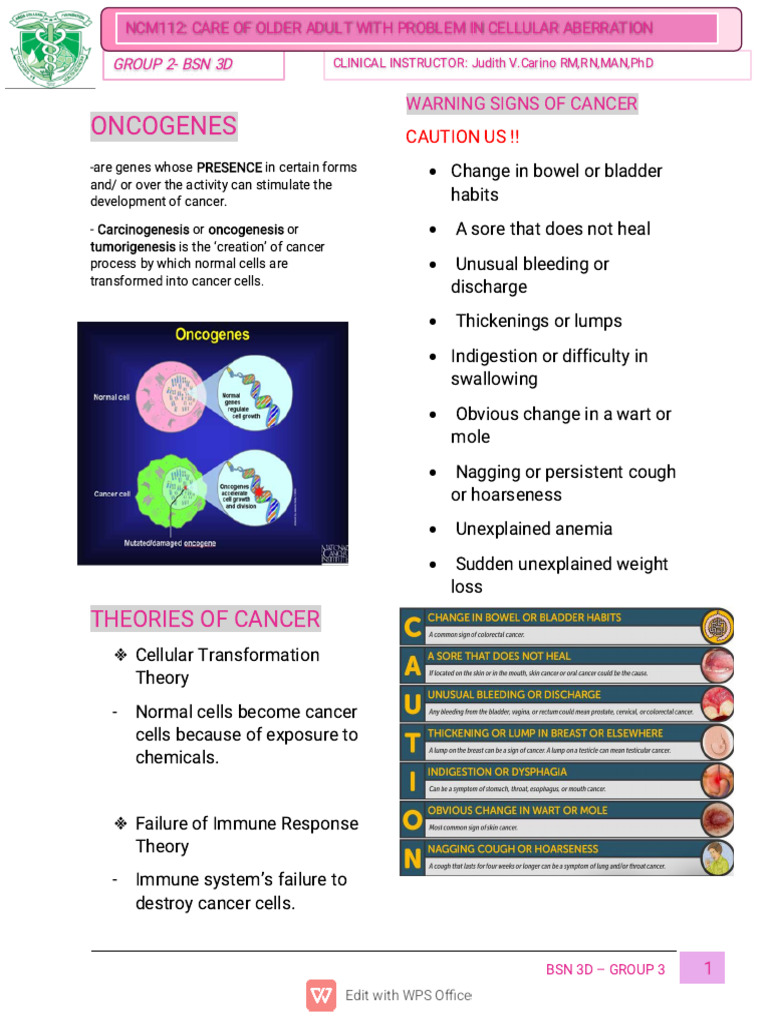 Cancer Care for Older Adults: Key Insights | PDF | Biopsy | Radiation ...