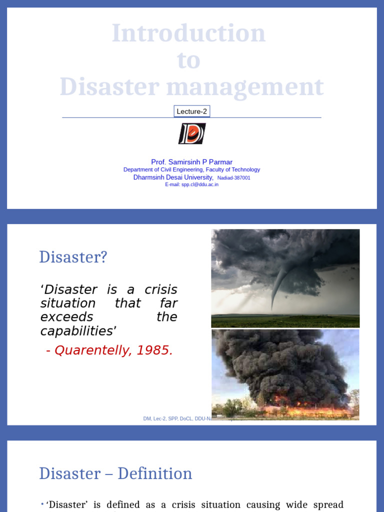 Disaster Management Essentials | PDF | Natural Disasters | Hazards