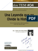 Una Leyenda Que No Olvide La Historia | Carlos de la Rosa Vidal 