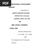 Download Industrial Attachment Excel Completed by Obaphemy El-Rookie Kappo SN78815712 doc pdf