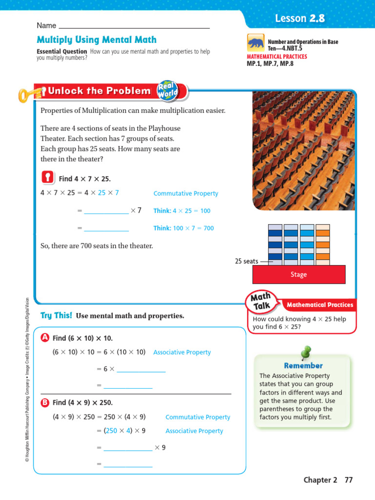 4th Lesson 2.8 | PDF | Multiplication | Abstract Algebra