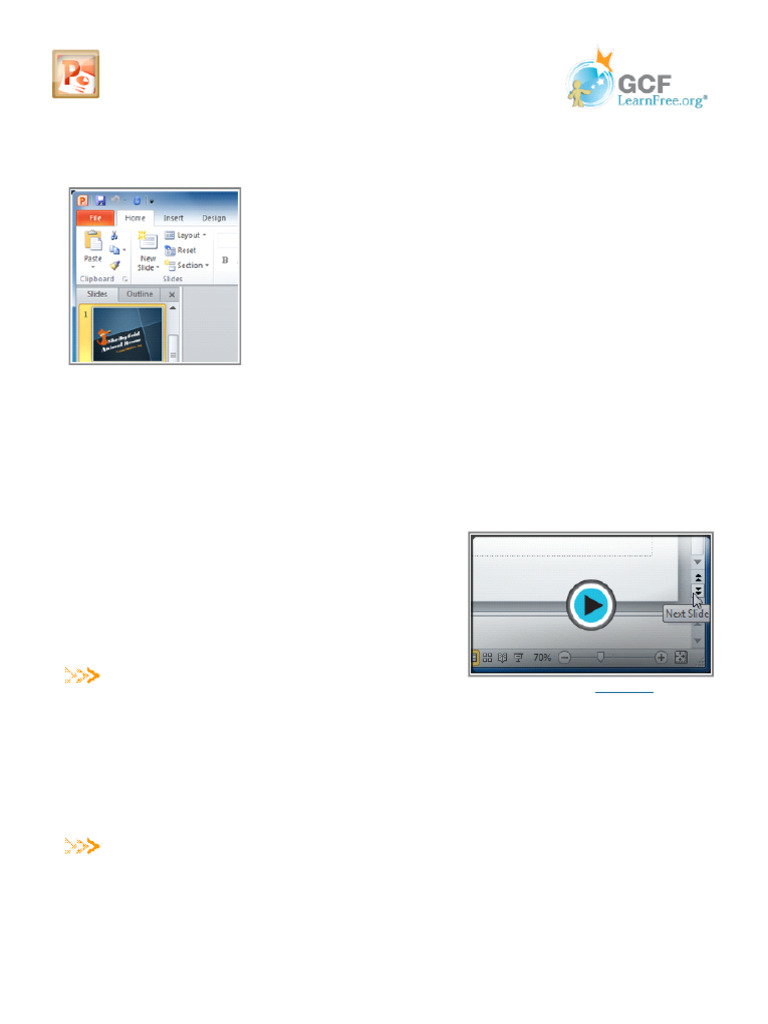 1. Getting Started | PDF | Microsoft Power Point | System Software