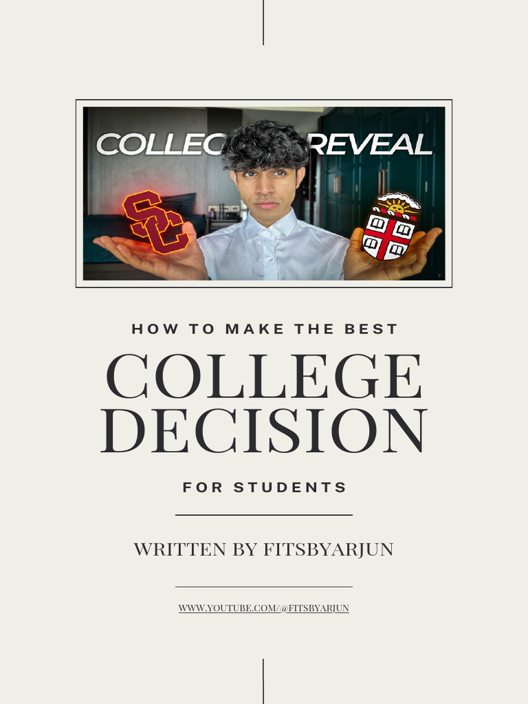 Best College Decision Guide | PDF | Experience | International Student